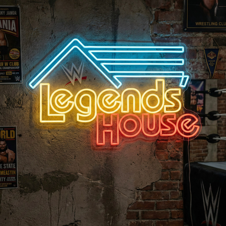 "Wwe Legends House" Neonbord