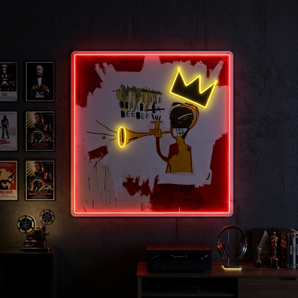 "Jean Trompet" Neonbord