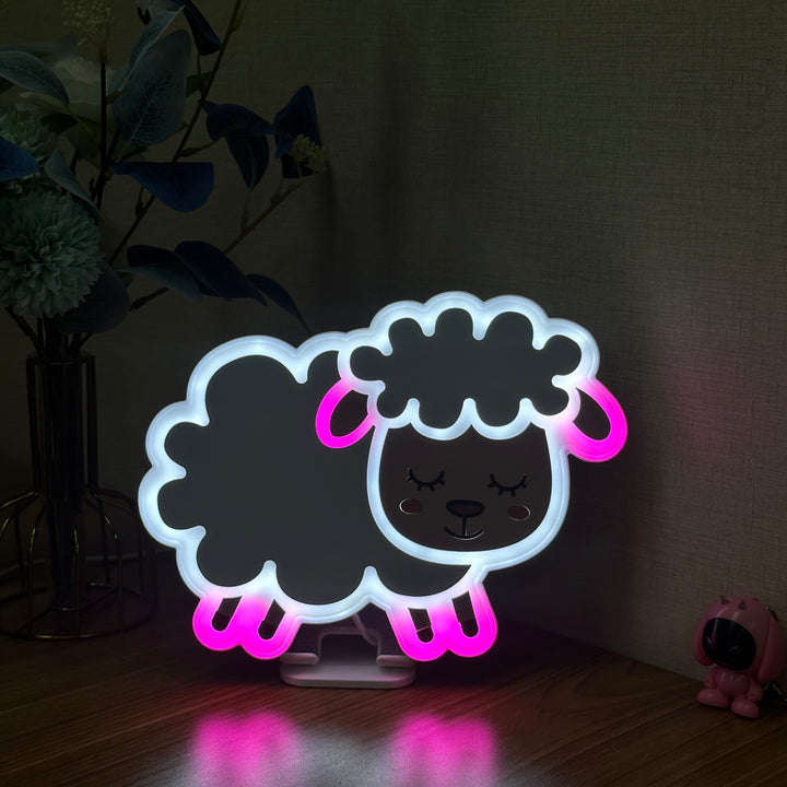 "Schattig Schaap" Neon Like