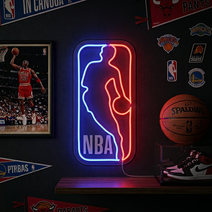 "Basketbal Wedstrijd Logo" Neonbord