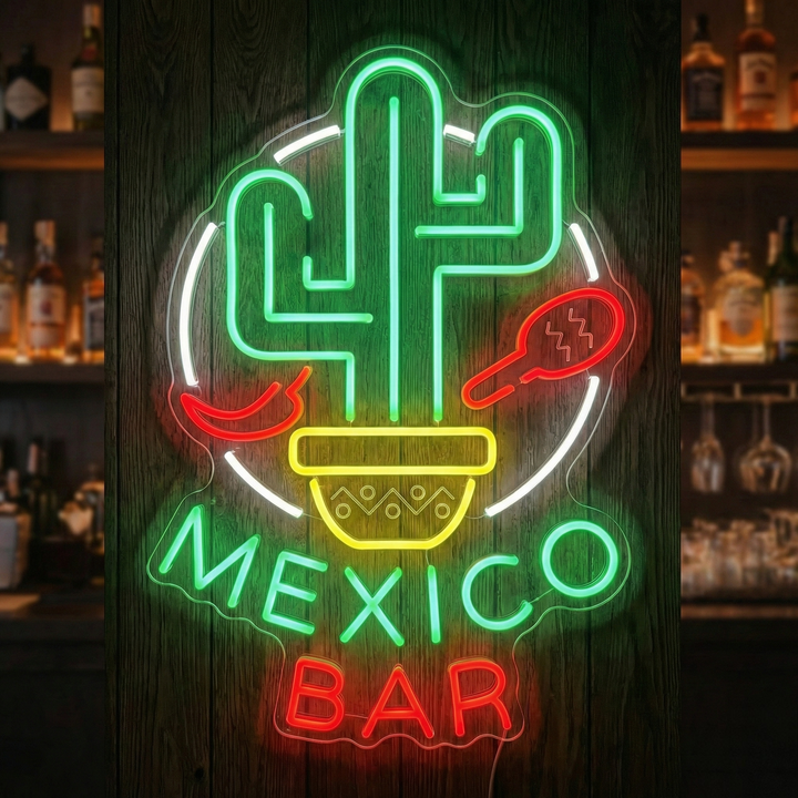 "Mexico Bar" Neonbord
