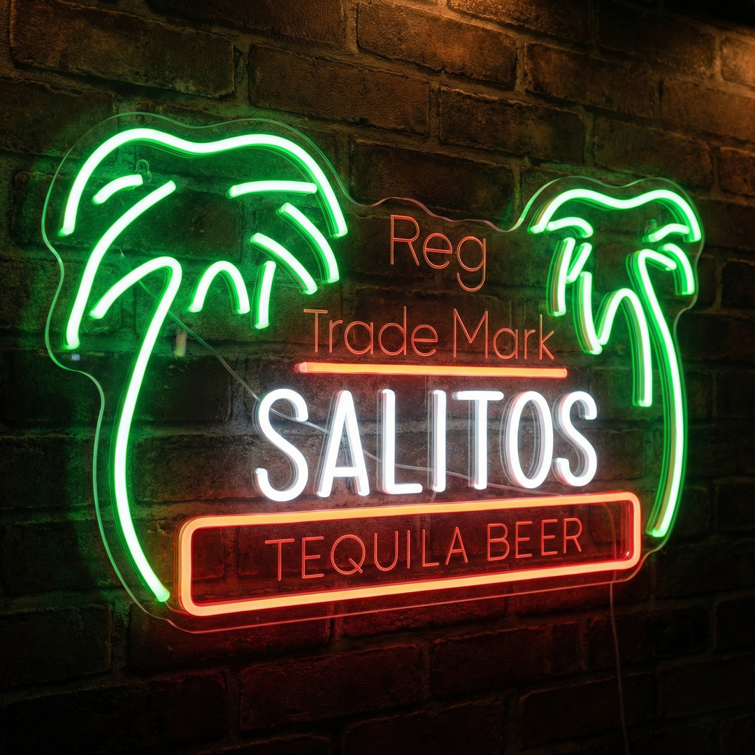 "Salitos Palm" Neonbord