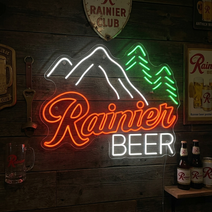 "Rainier Beer" Neonbord