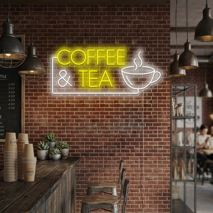 "Coffee & Tea" Neonbord