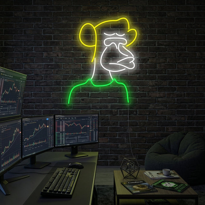 "Bored Ape" Neonbord