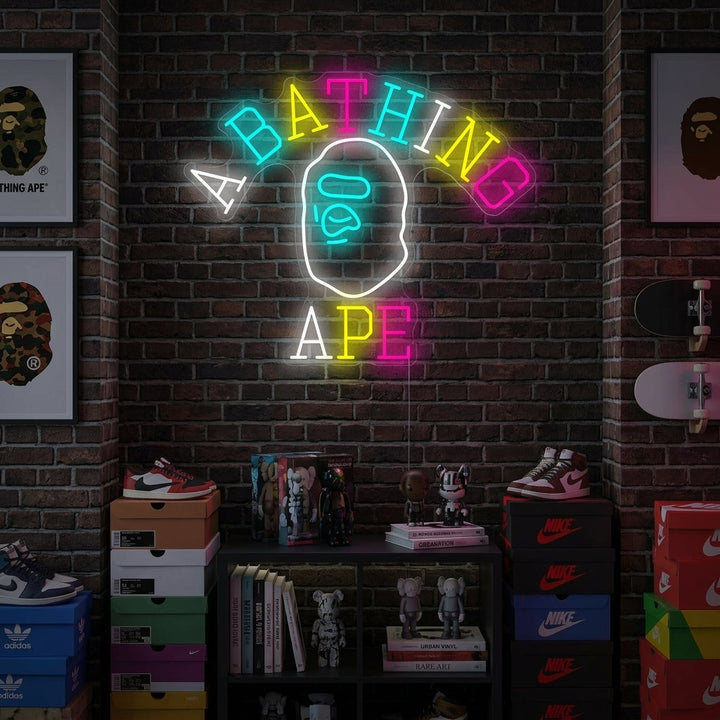 "Bathing Ape" Neonbord