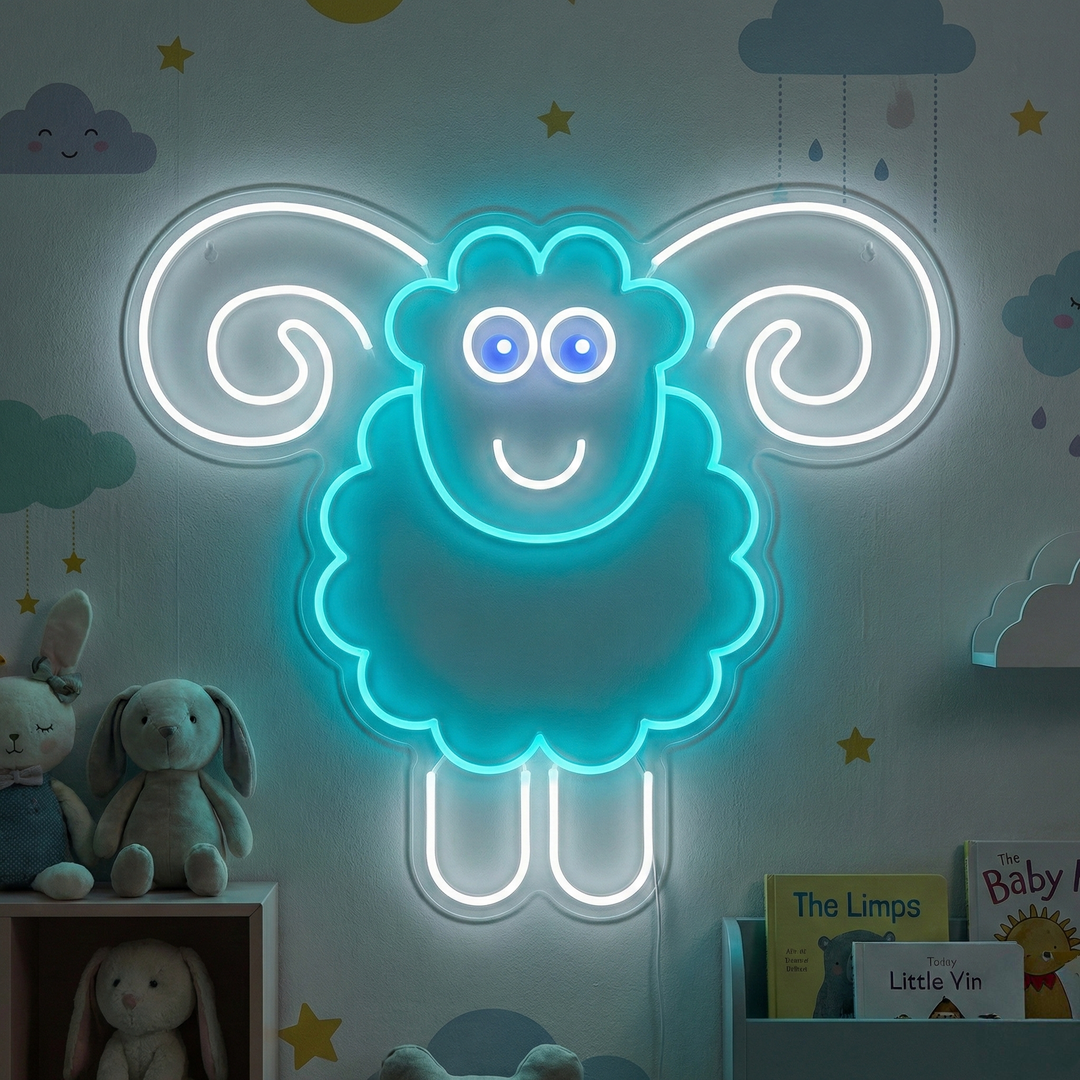 "Schapen" Neonbord