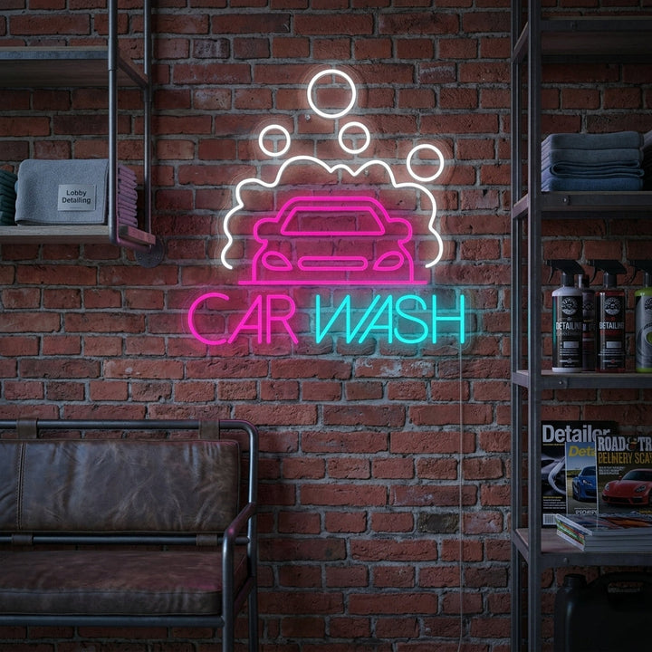 "Car Wash" Neonbord