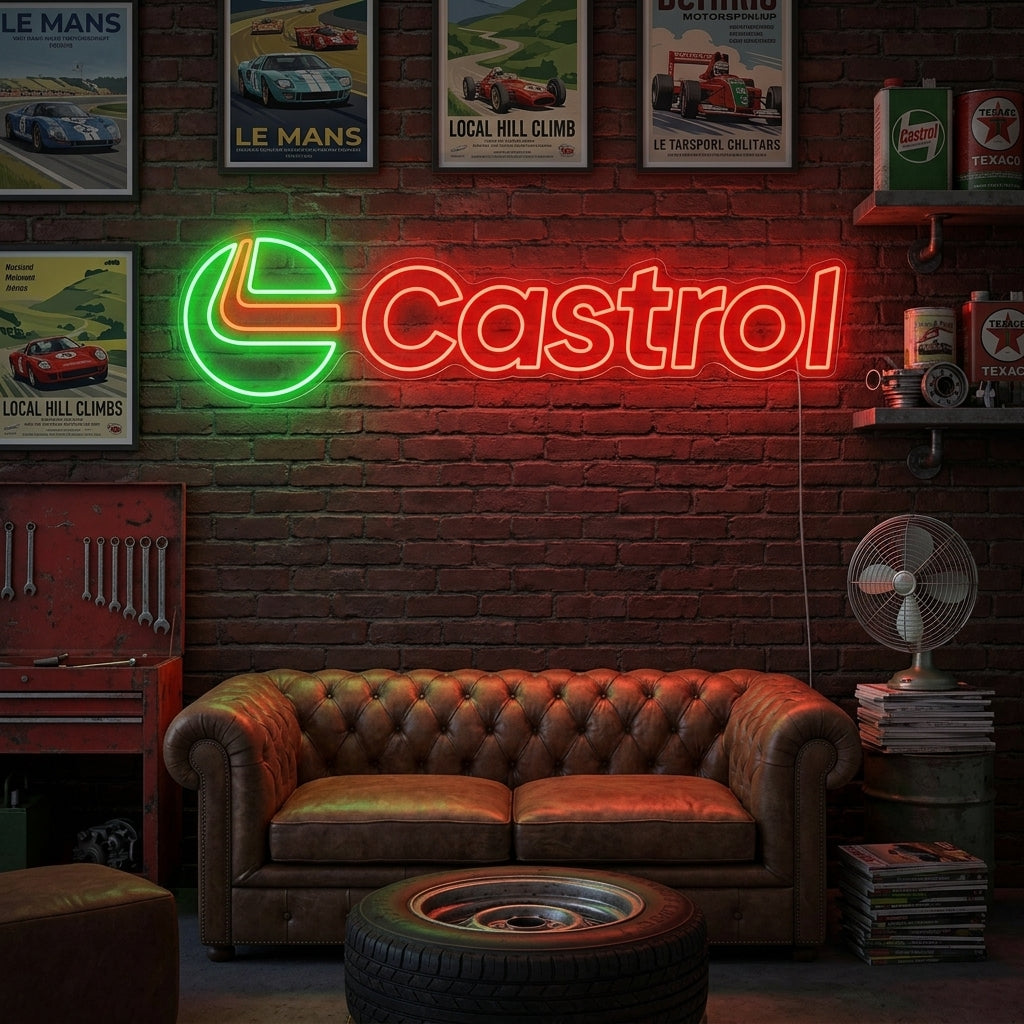 "Castro logo" Neonbord