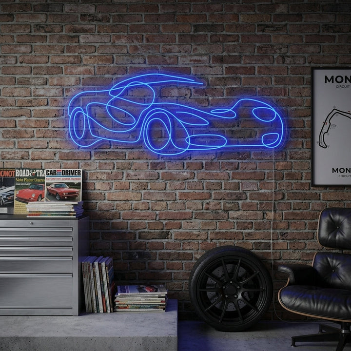 "Sportwagen" Neonbord