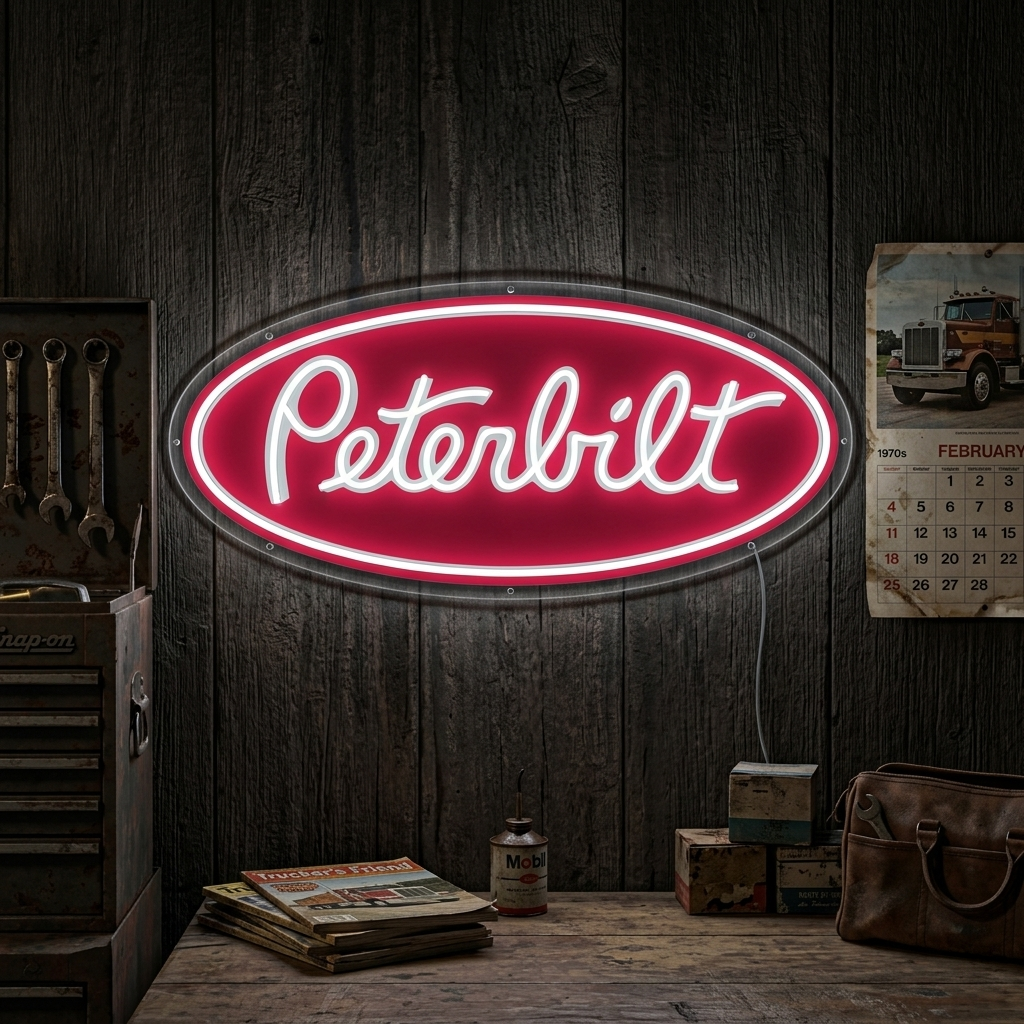 "Peterbil Logo" Neonbord