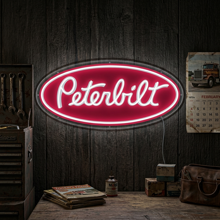 "Peterbil Logo" Neonbord