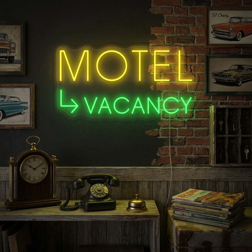 "Motel Vacancy" Neonbord