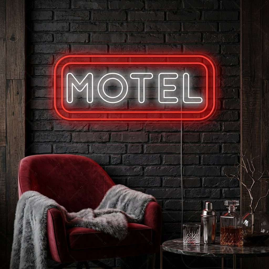 "Motel" Neonbord