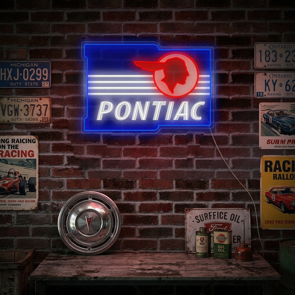 "Ponti-Car" Neonbord