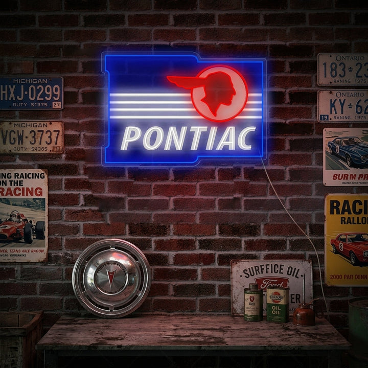 "Ponti-Car" Neonbord