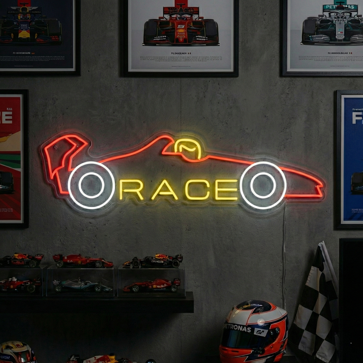 "Race Car" Neonbord