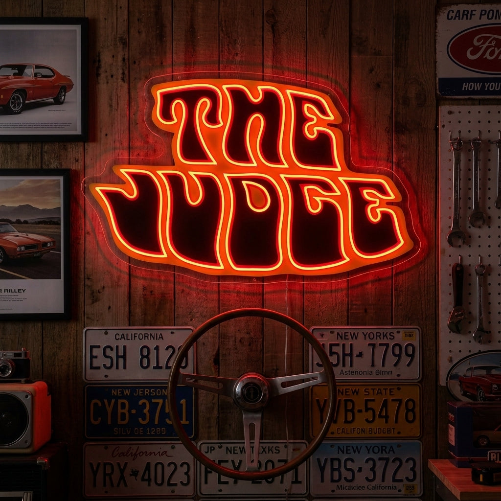 "The Judge" Neonbord