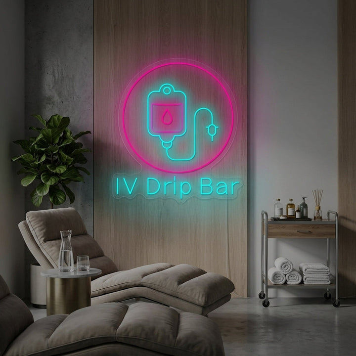 "Iv Drip Bar" Neonbord