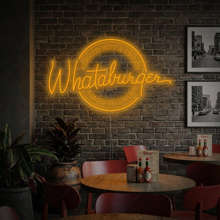 "Whataburger" Neonbord