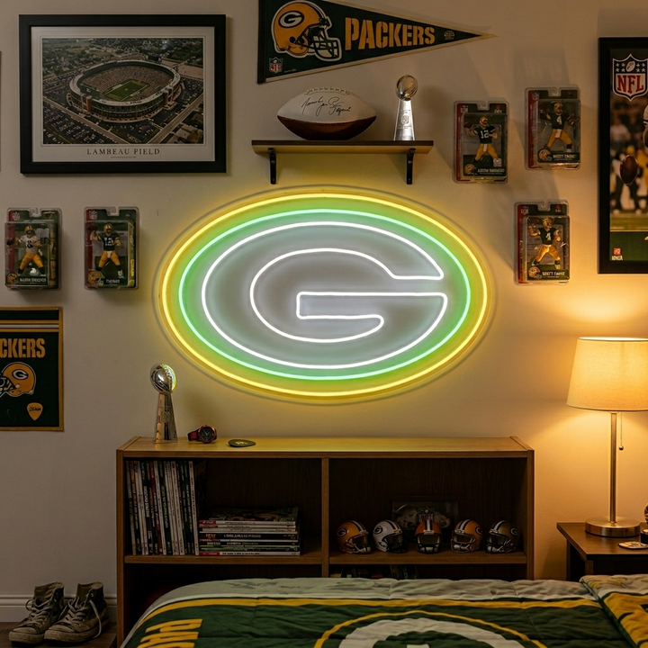"Green Bay Packers" Neonbord