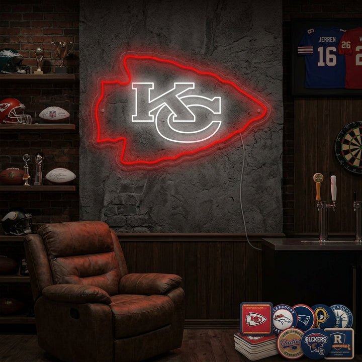 "KC Chiefs" Neonbord