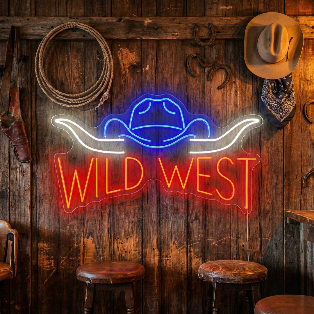 "Wild West" Neonbord