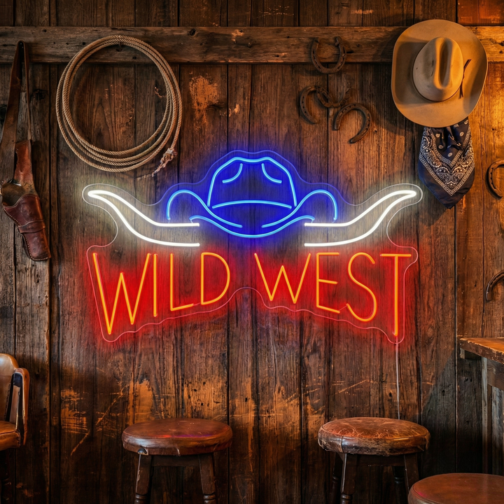 "Wild West" Neonbord