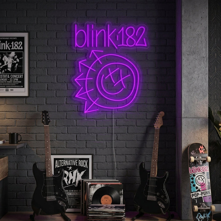 "Blink 182" Neonbord