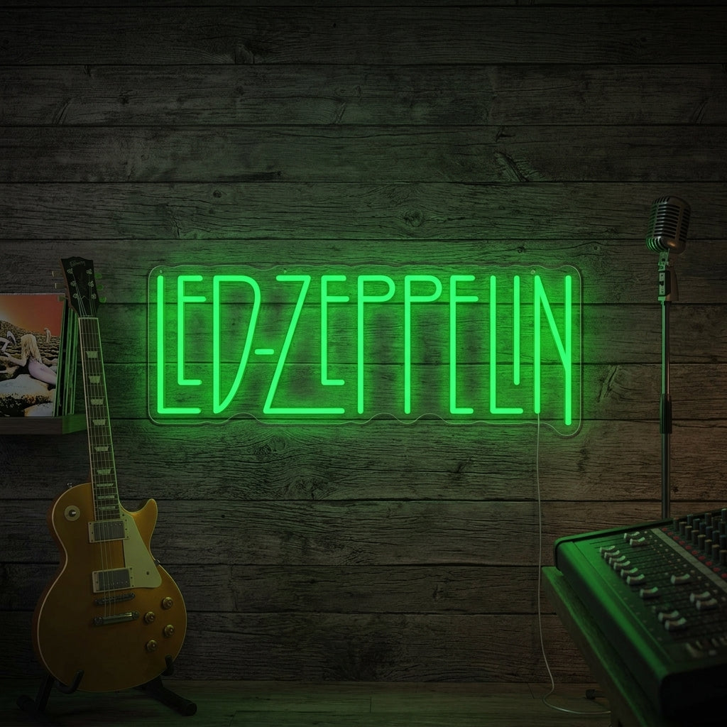 "LED Zeppelin" Neonbord