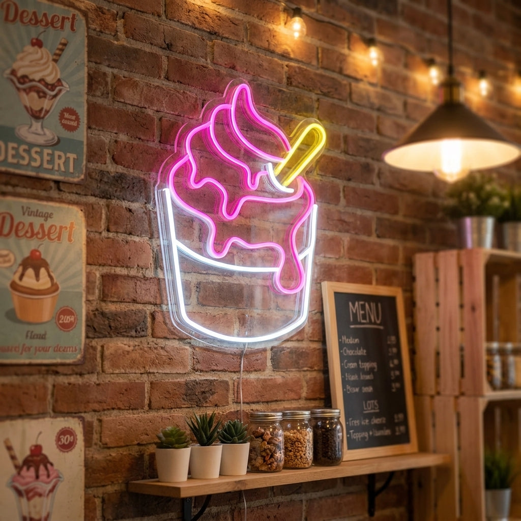 "Gelato" Neonbord