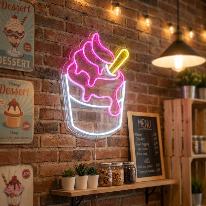 "Gelato" Neonbord