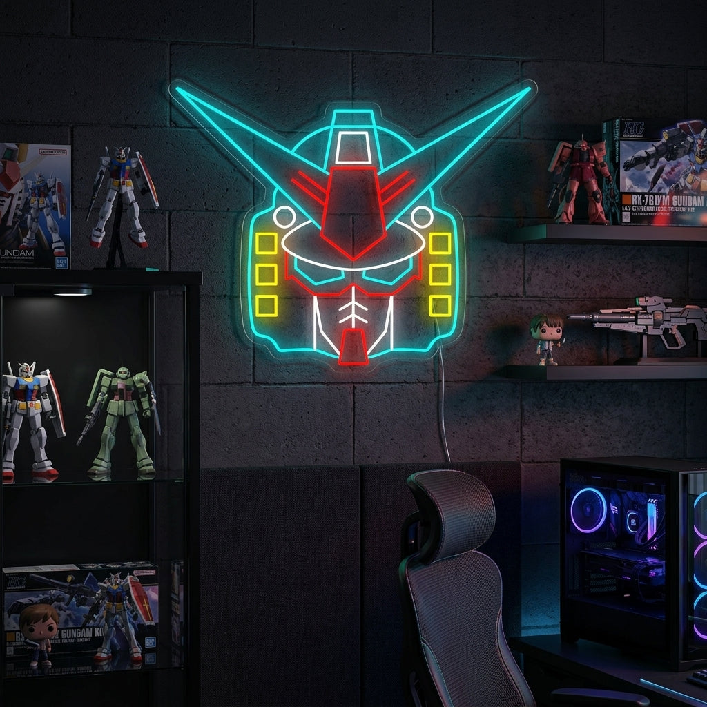 "Gundam Robot" Neonbord