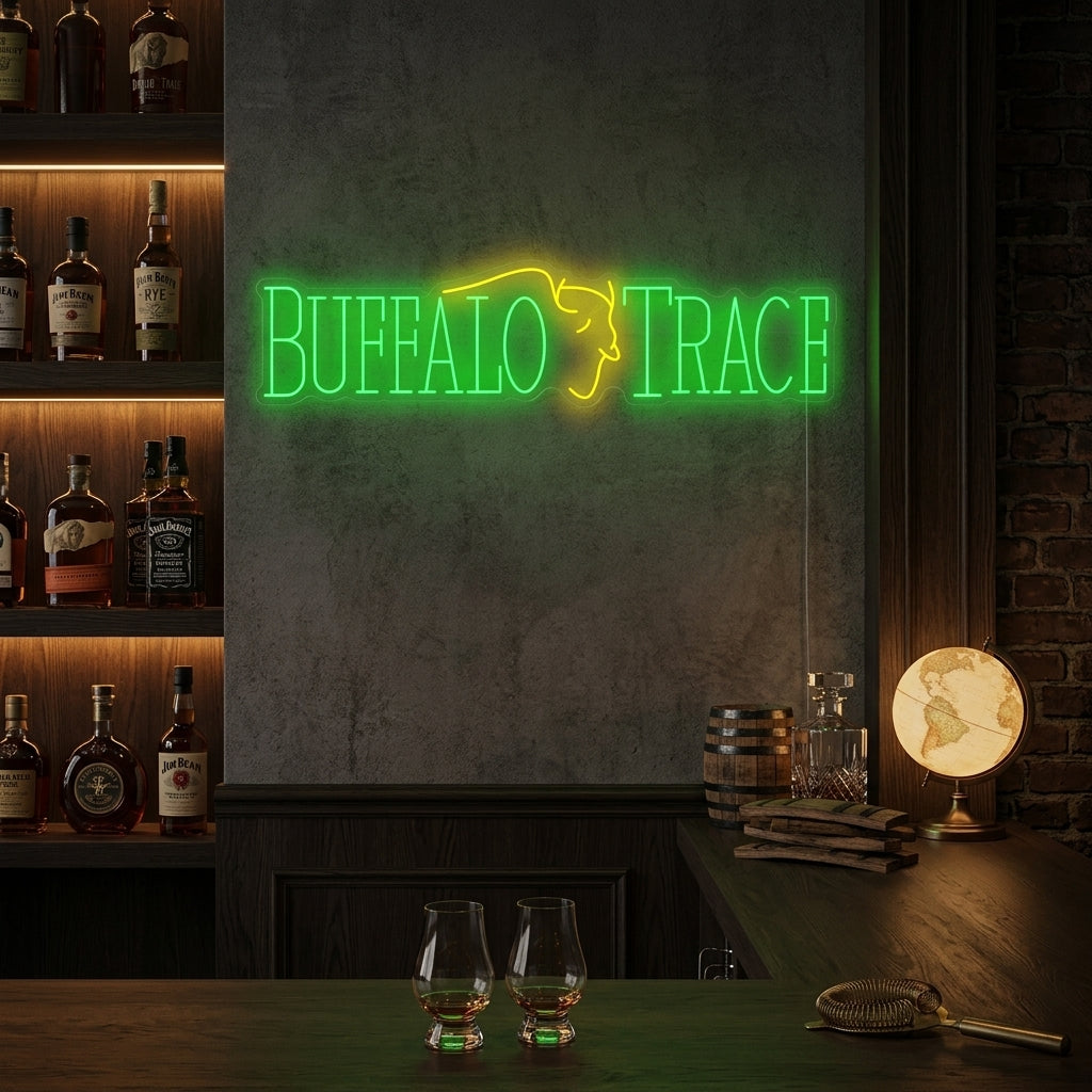 "Buffalo Trace" Neonbord