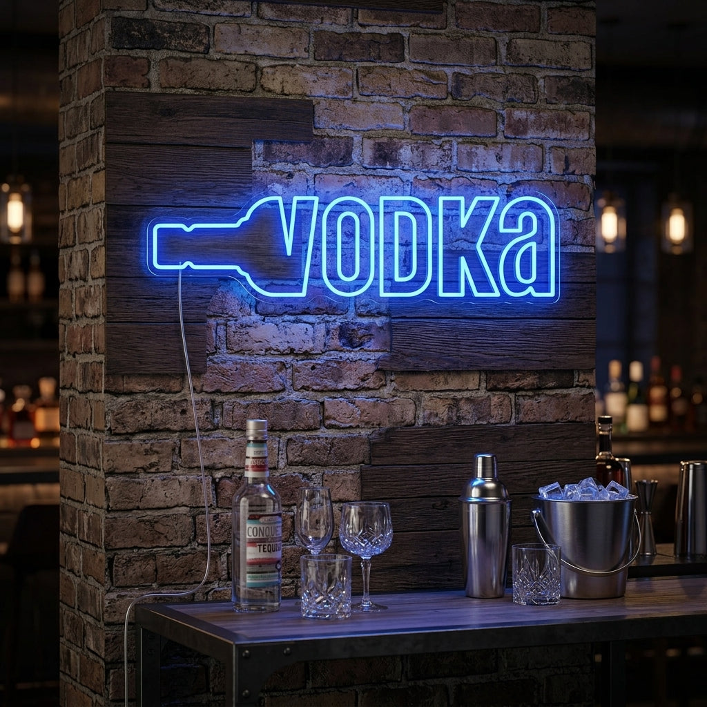 "Vodka" Neonbord