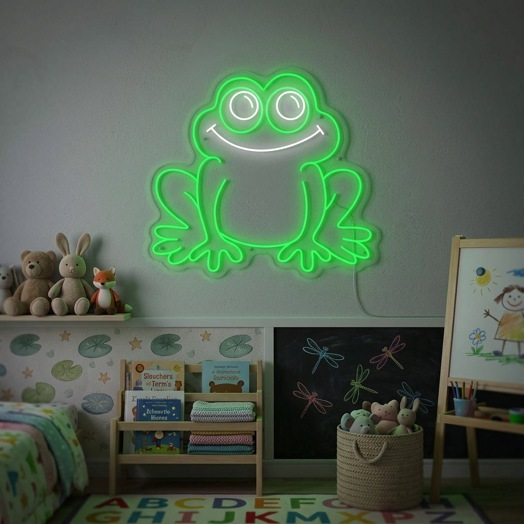 "Kikker" Neonbord