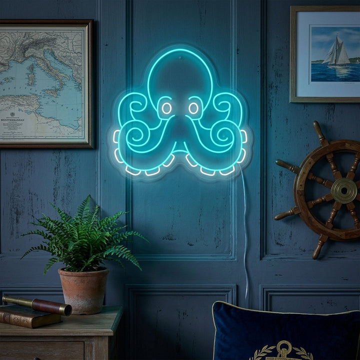 "Octopus" Neonbord