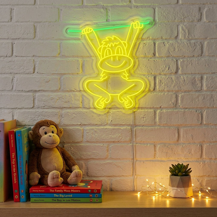 "Swingende Aap" Neonbord