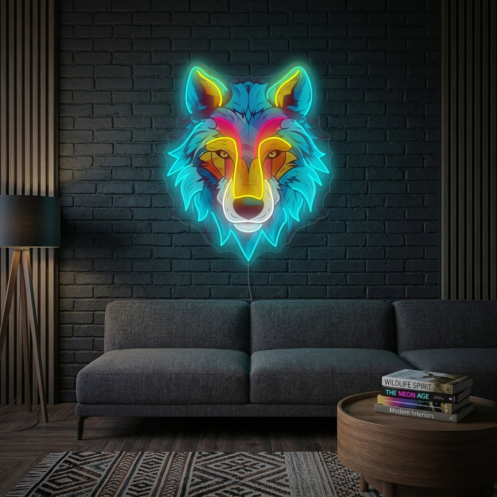 "Wolf" Neonbord
