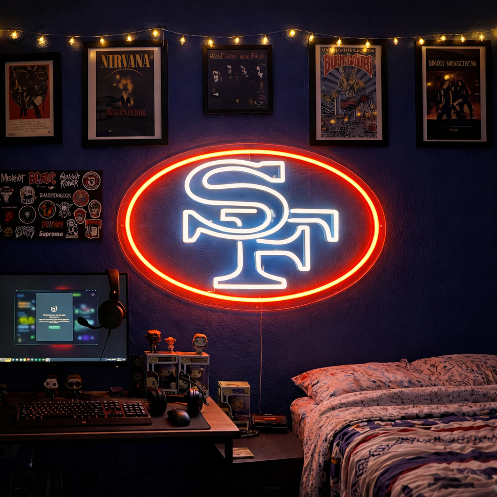 "Nfl Sf 49ers" Neonbord