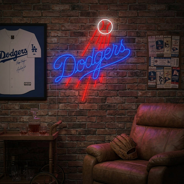 "Los Angeles Dodgers" Neonbord
