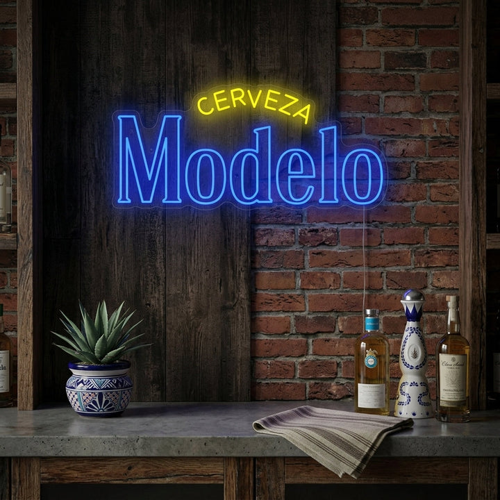 "Cerveza Modelo" Neonbord
