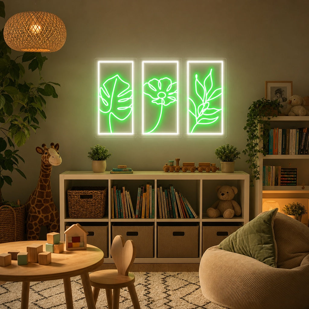 "3D Bloem" Neon Verlichting
