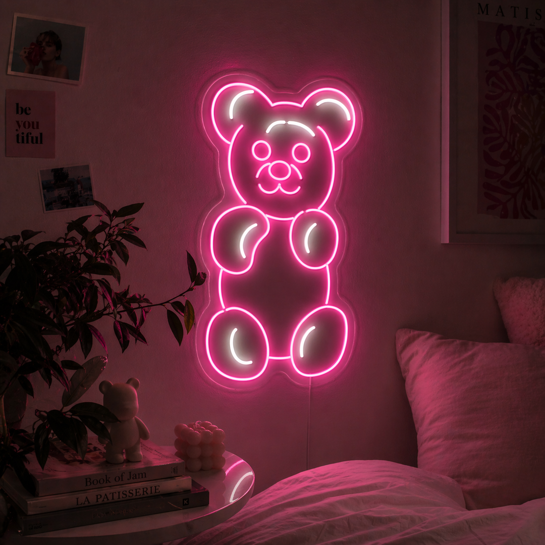 "Gummy Beer" Neonbord