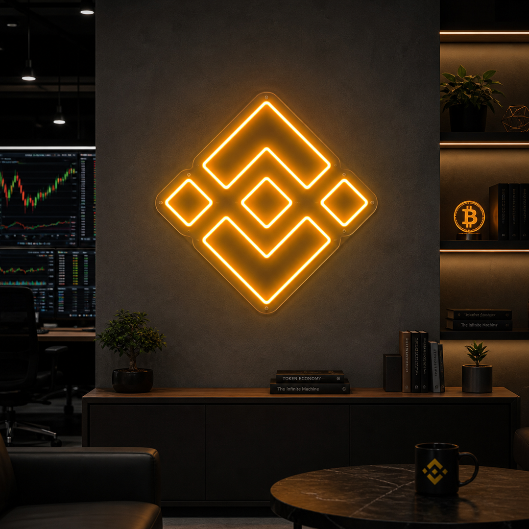"Binance BNB Munt" Neon Verlichting