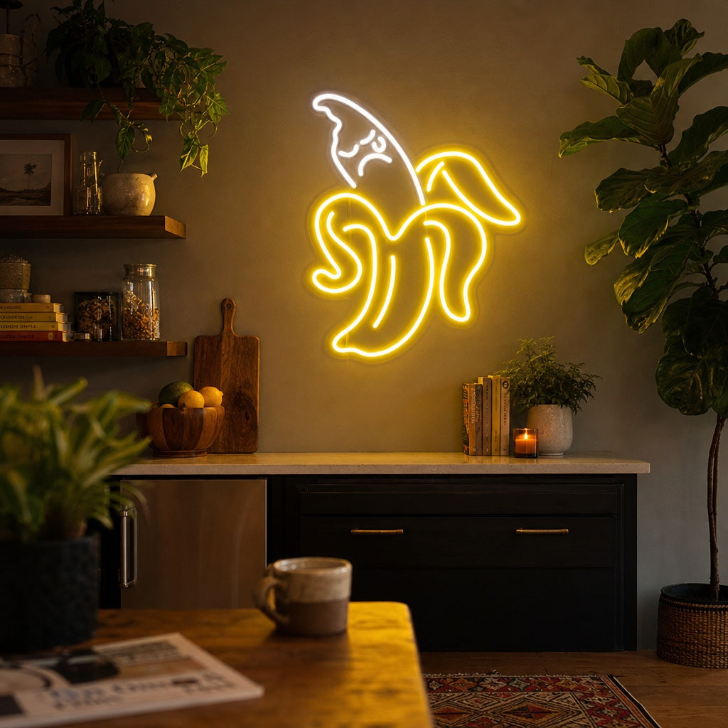 "Banaan, Fruit" Neon Verlichting