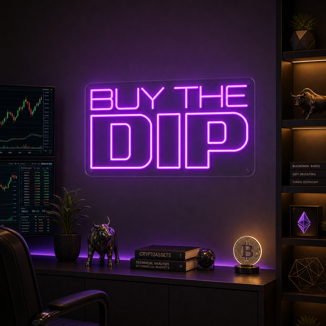 "Buy the Dip" Neon Verlichting