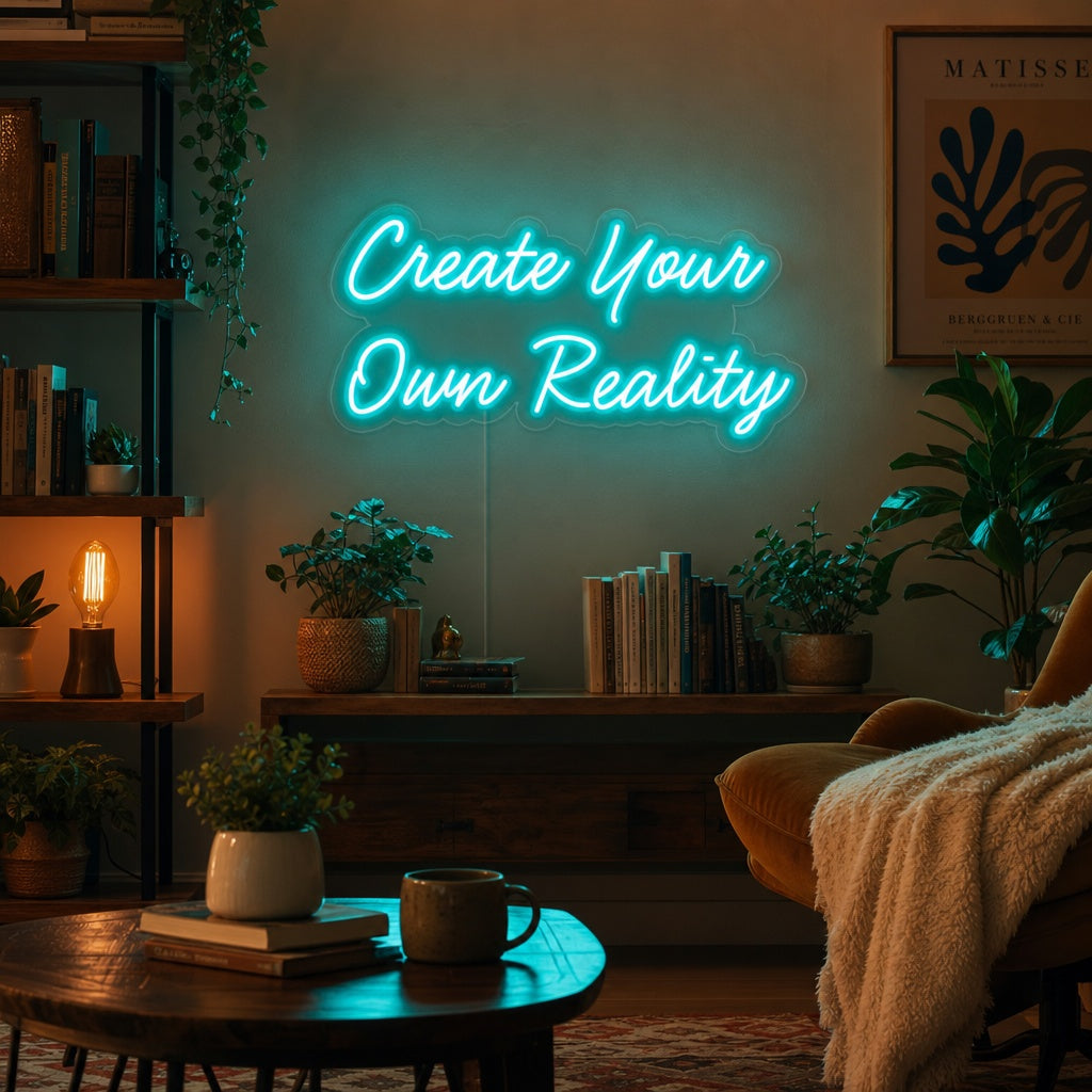 "Create Your Own Reality" Neon Verlichting