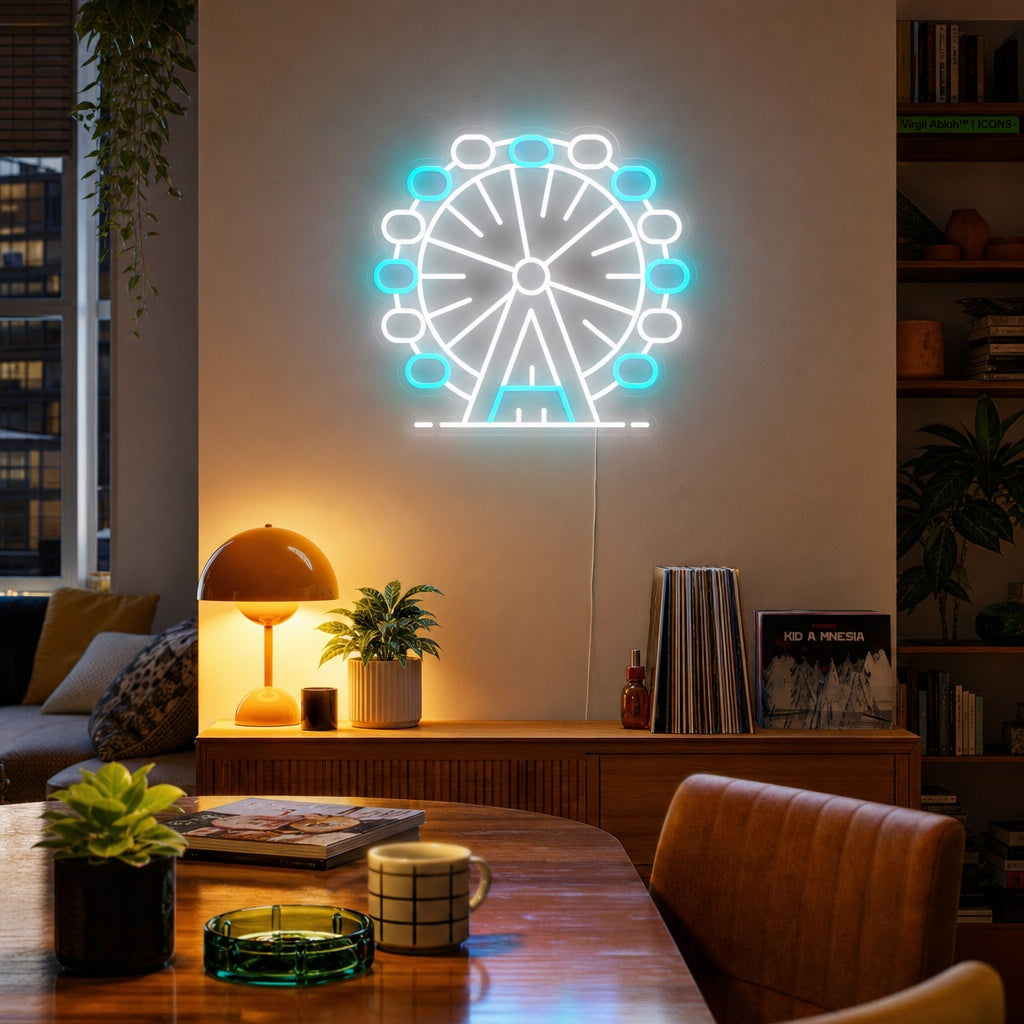 "Reuzenrad London Eye" Neon Verlichting