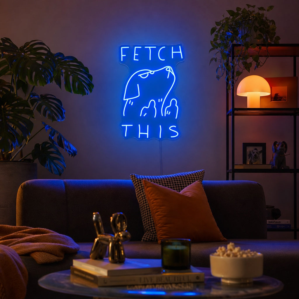 "Fetch This" Neonbord